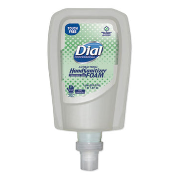 Dial® Professional Antibacterial Foaming Hand Sanitizer Refill For Fit Touch Free Dispenser, 1 L Bottle, Fragrance-free, 3-carton freeshipping - TVN Wholesale